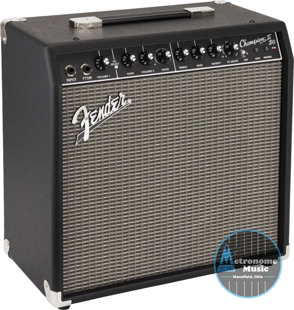 Fender Champion II 50 watt guitar amplifier - Metronome Music Inc.