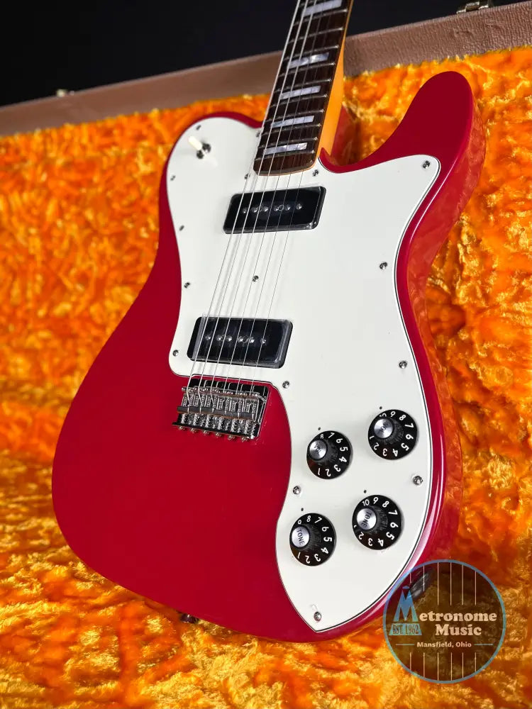Fender Chris Shiflett Cleaver Telecaster Deluxe - Dakota Red - Metronome Music Inc.