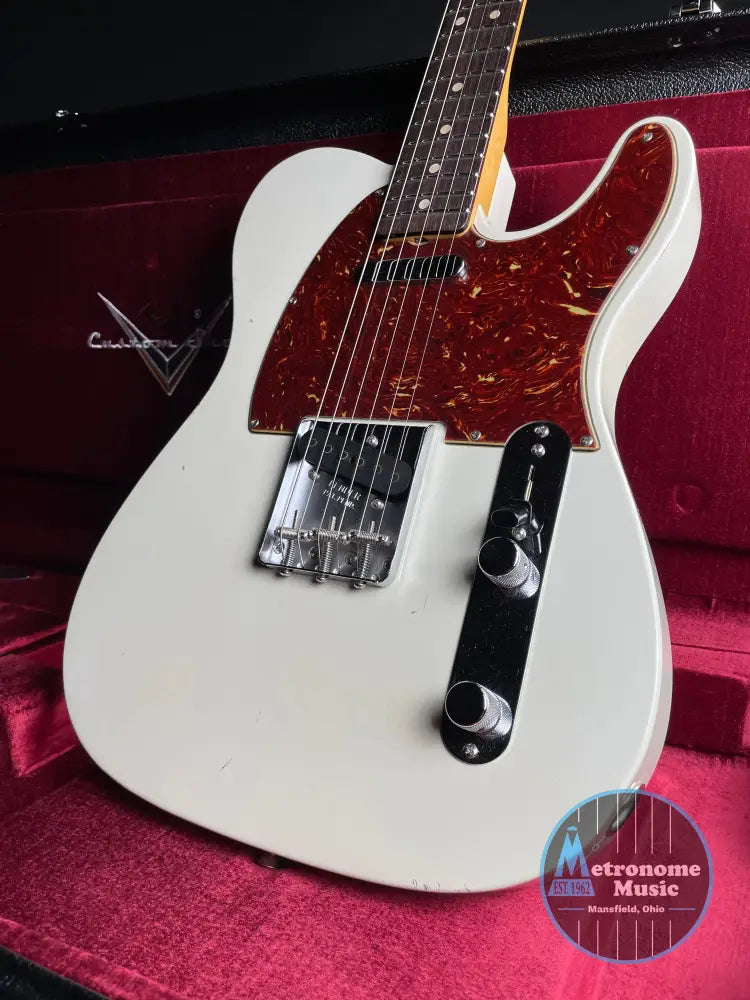 Fender Custom Shop 1963 Telecaster Journeyman - Aged Olympic White