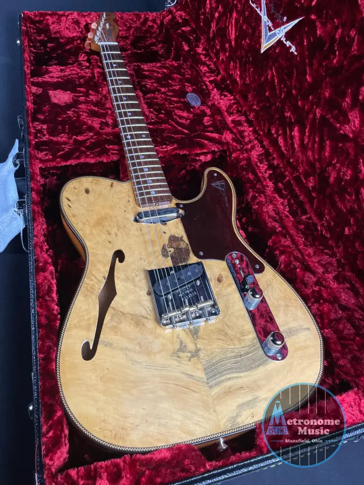 Fender Custom Shop Artisan Buckeye Double Esquire, NOS - Aged Natural - Metronome Music Inc.