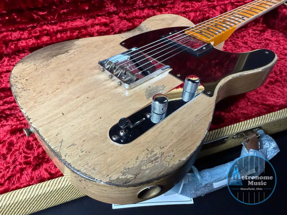 Fender Custom Shop Limited ’53 Tele HS Heavy Relic - Aged Natural - Electric Guitar