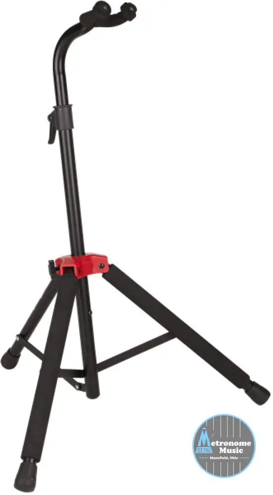 Fender Deluxe Hanging Guitar Stand, Black/Red - Metronome Music Inc.