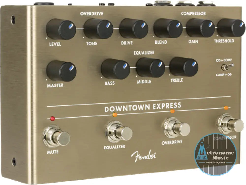 Fender Downtown Express Bass Multi Effect Pedal - Metronome Music Inc.