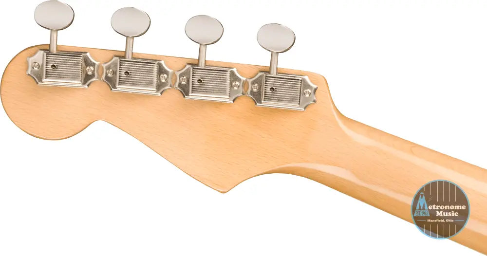 Fender Fullerton Jazzmaster Uke, Concert Ukulele - 3-Color Sunburst - Metronome Music Inc.