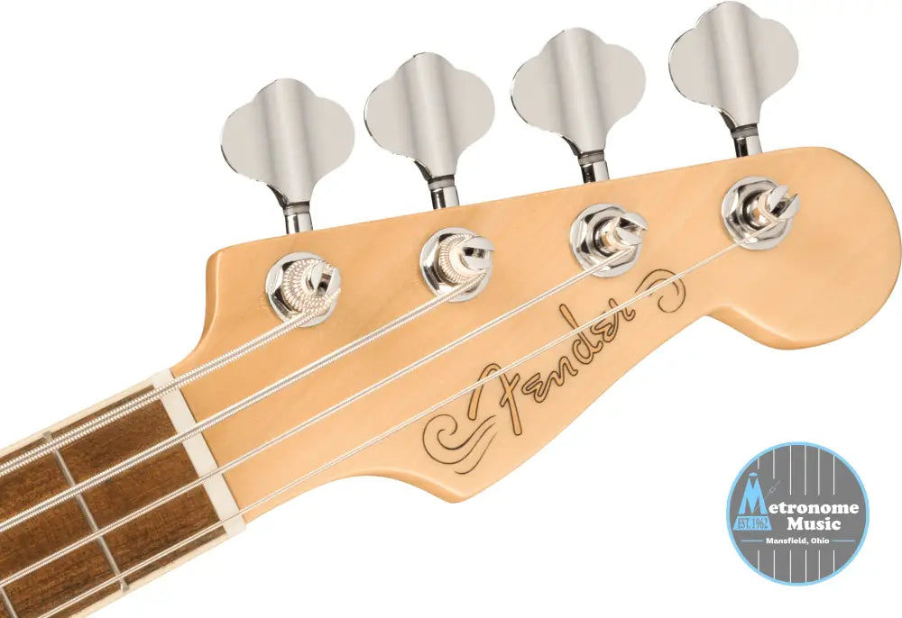 Fender Fullerton Precision Bass Ukulele - 3-Color Sunburst - Metronome Music Inc.