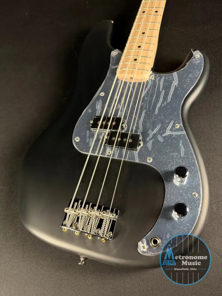 Fender Limited Edition 50th Anniversary Steve Harris Precision Bass - Satin Black - Metronome Music Inc.