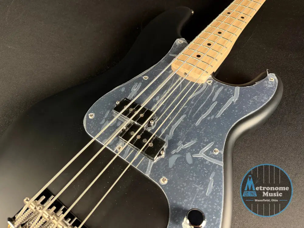 Fender Limited Edition 50th Anniversary Steve Harris Precision Bass - Satin Black - Metronome Music Inc.