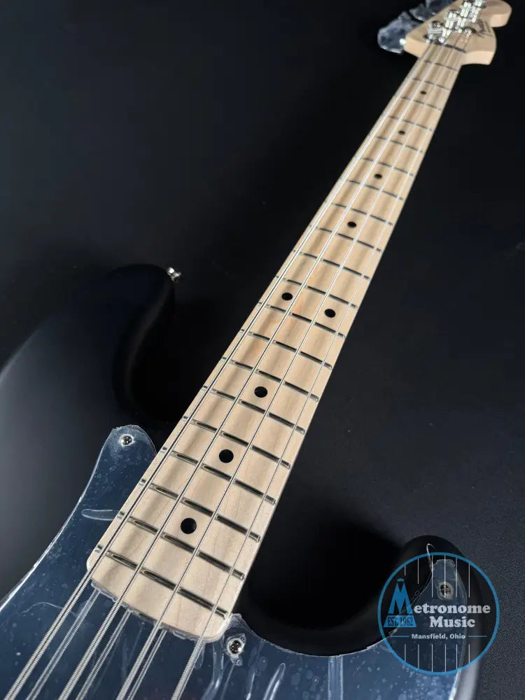 Fender Limited Edition 50th Anniversary Steve Harris Precision Bass - Satin Black - Metronome Music Inc.