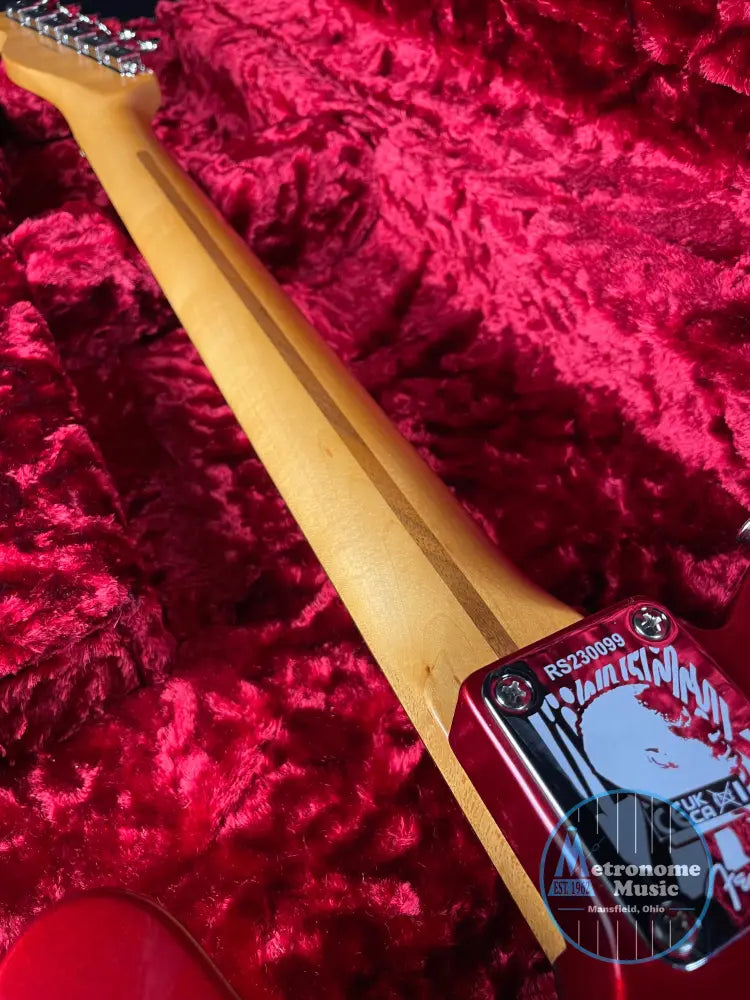 Fender Limited Edition Raphael Saadiq Telecaster w/HSC - Dark Metallic Red (2023) - Metronome Music Inc.