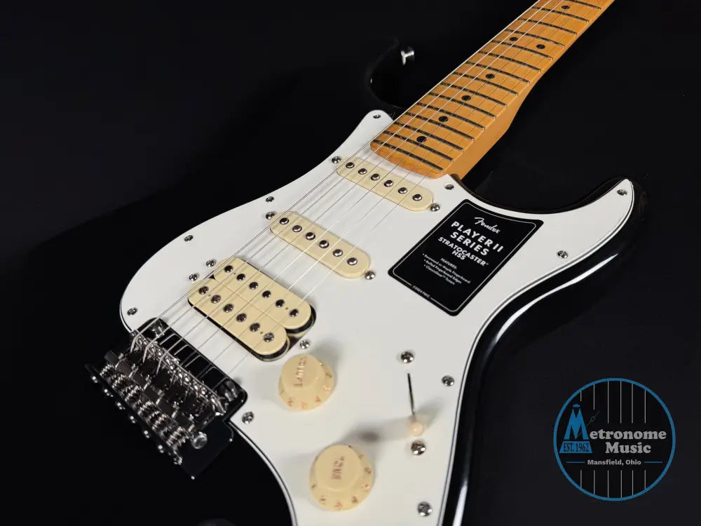 Fender Player II Stratocaster HSS Maple - Black - Electric Guitar