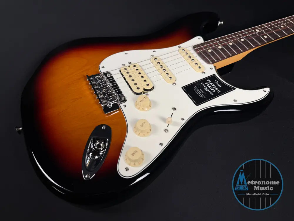 Fender Player II Stratocaster HSS Rosewood - 3-Color Sunburst - Electric Guitar