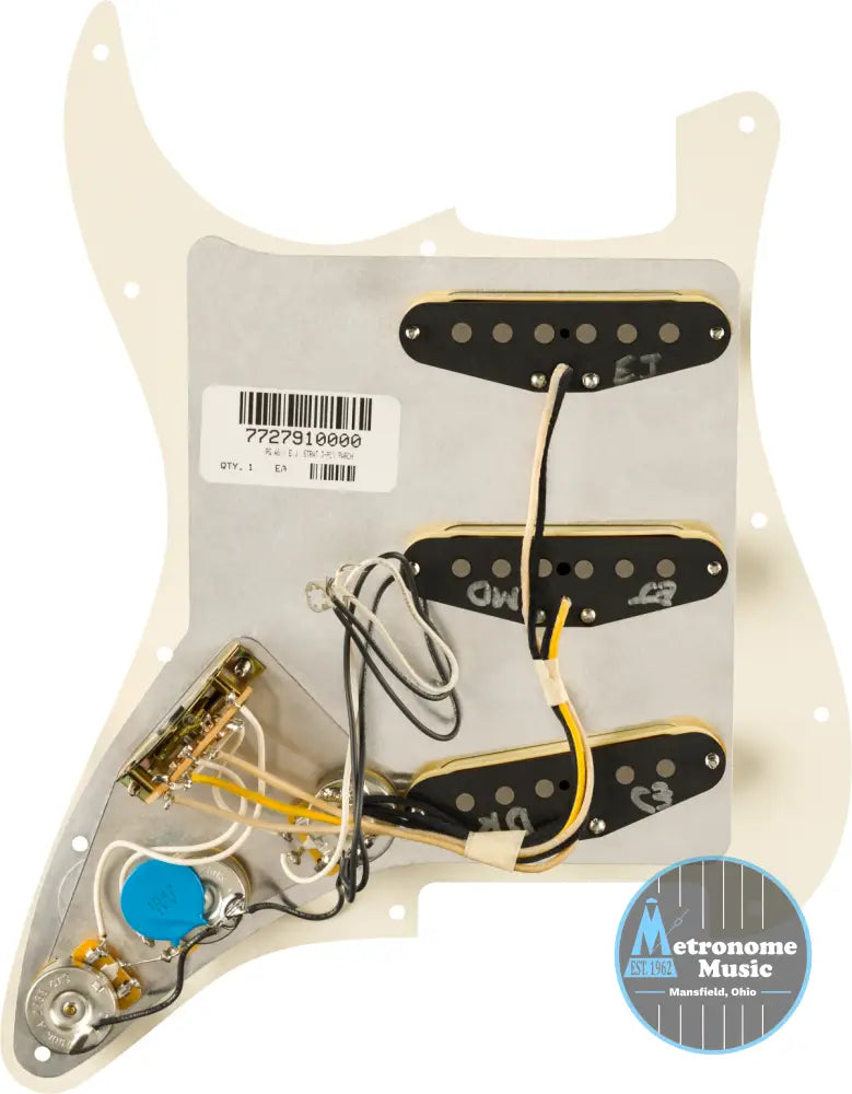 Fender Pre-Wired Strat® Pickguard, Eric Johnson Signature - Metronome Music Inc.