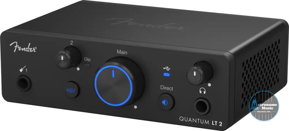 Fender Quantum LT 2 USB-C Audio Interface - Metronome Music Inc.
