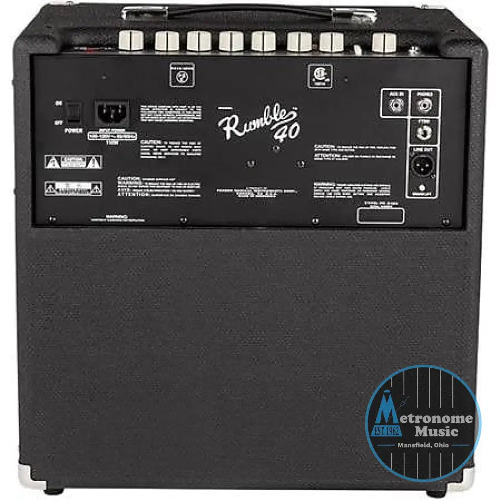 Fender Rumble 40 Bass Combo Amp - Metronome Music Inc.
