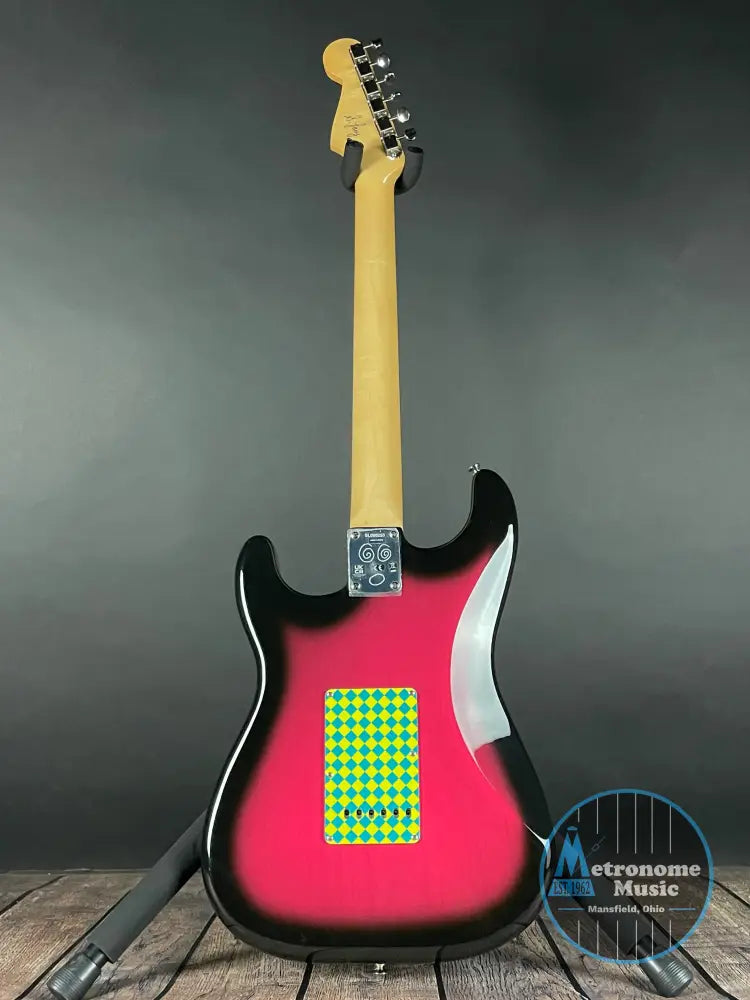 Fender Steve Lacy People Pleaser Stratocaster, Maple Fingerboard- Chaos Burst (SL000253) - Metronome Music Inc.