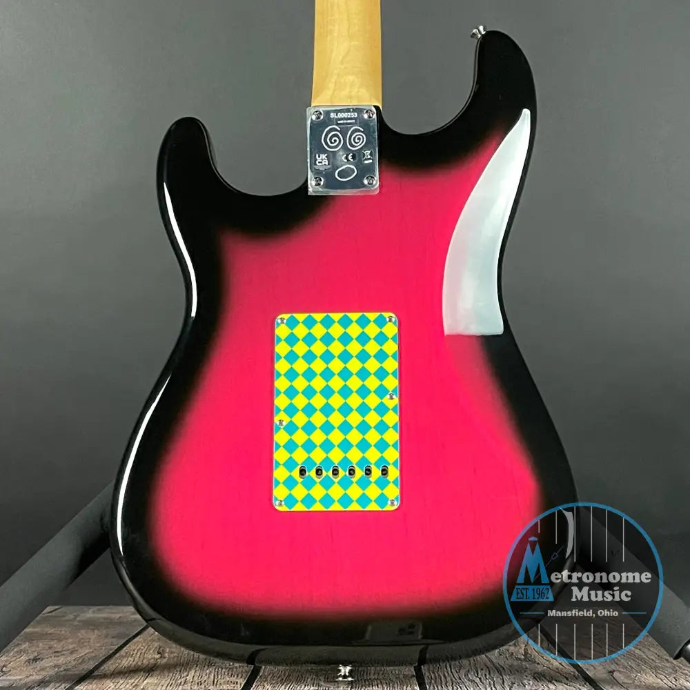 Fender Steve Lacy People Pleaser Stratocaster, Maple Fingerboard- Chaos Burst (SL000253) - Metronome Music Inc.