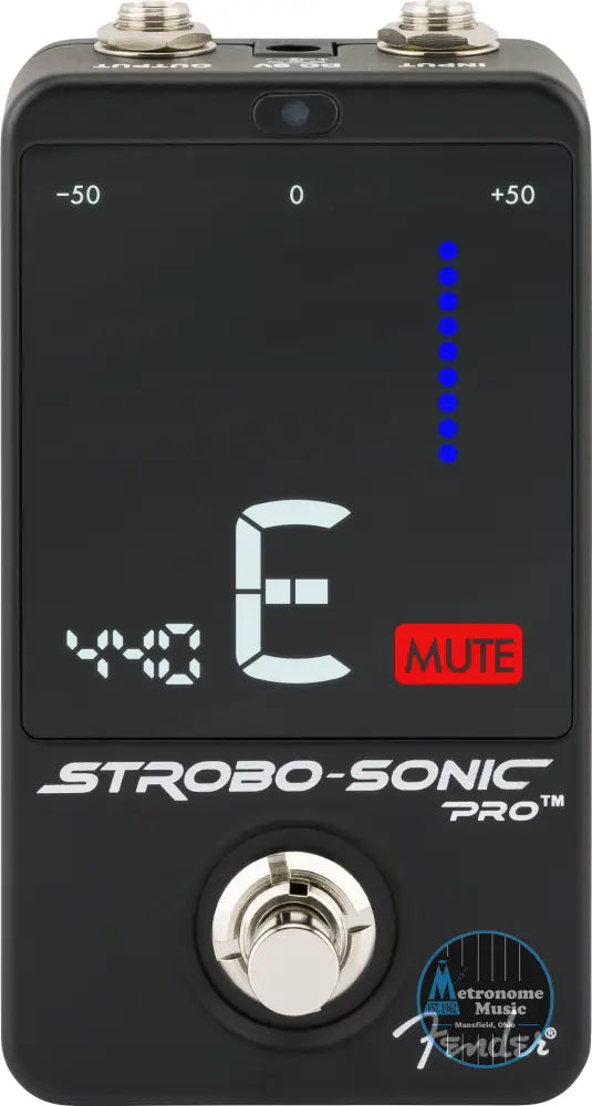 Fender Strobo-Sonic Pro Tuner Pedal - Metronome Music Inc.