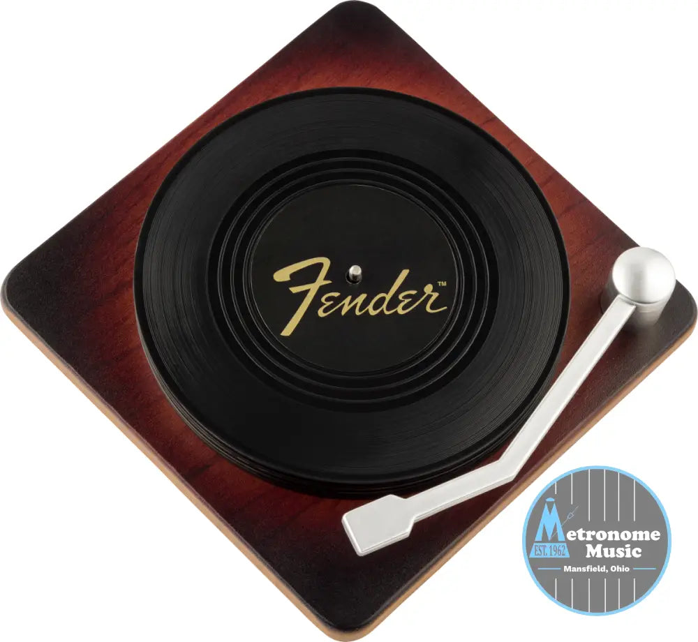 Fender Sunburst Turntable Coaster Set - Metronome Music Inc.