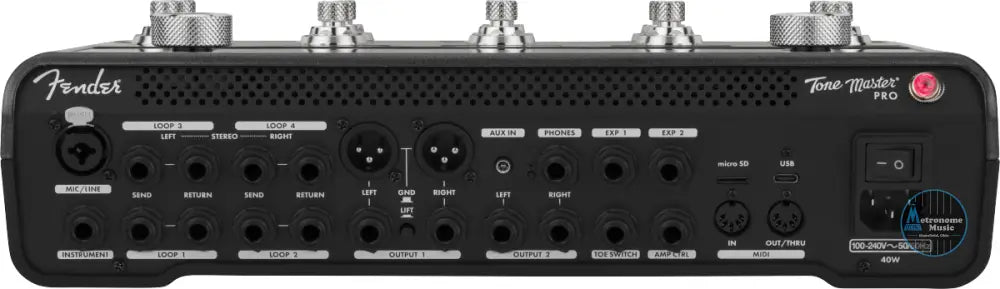 Fender Tone Master Pro, Multi-Effect Guitar Workstation - Metronome Music Inc.