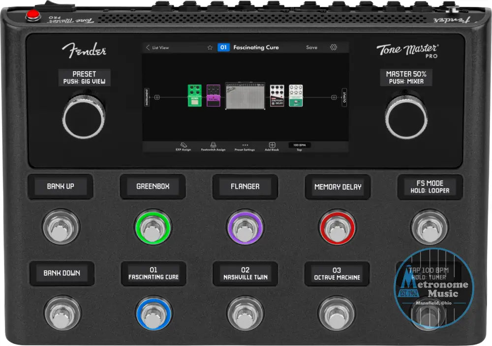 Fender Tone Master Pro, Multi-Effect Guitar Workstation - Metronome Music Inc.