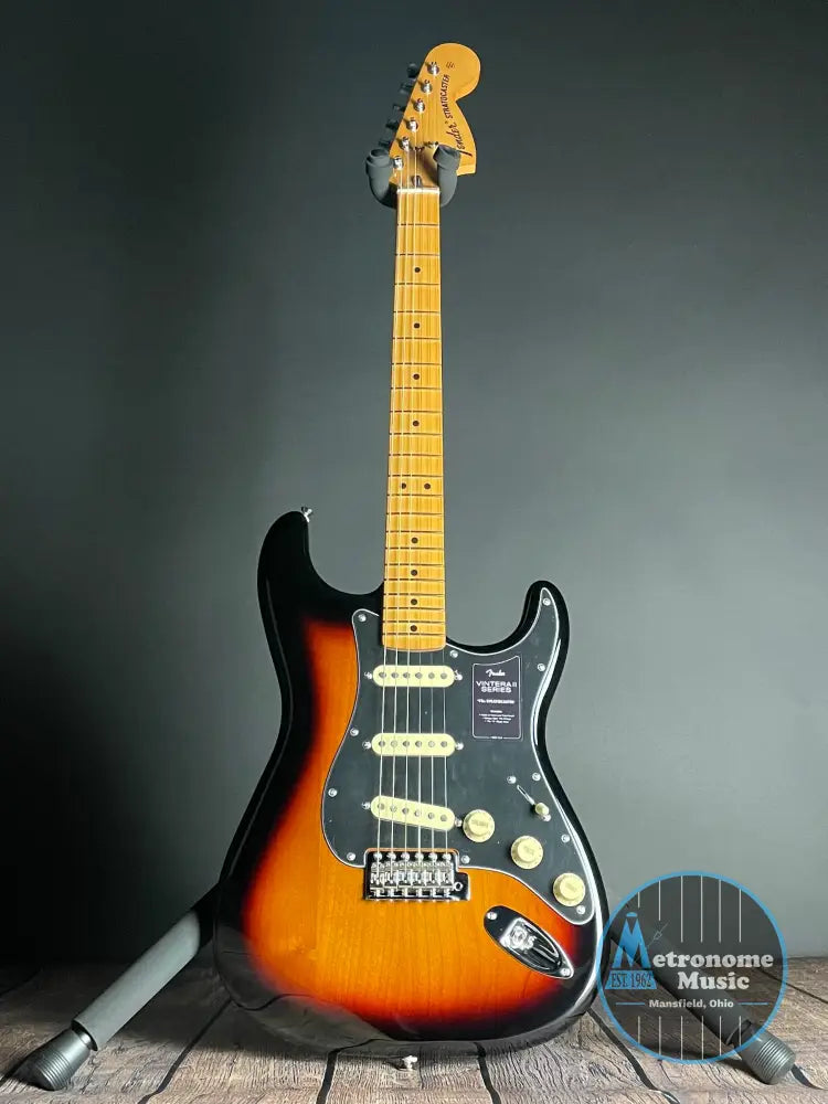 Fender Vintera II '70s Stratocaster, Maple Fingerboard- 3-Color Sunburst (MX23078543) - Metronome Music Inc.