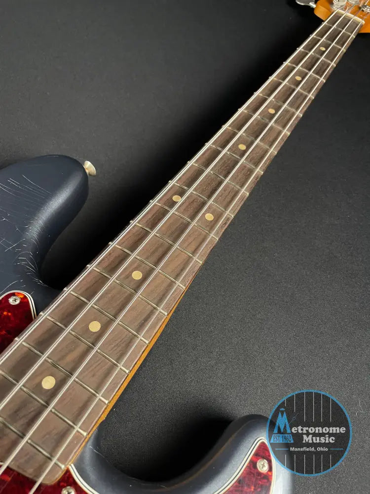 Fender Vintera II Road Worn '60s Precision Bass, Rosewood - Charcoal Frost Metallic - Metronome Music Inc.