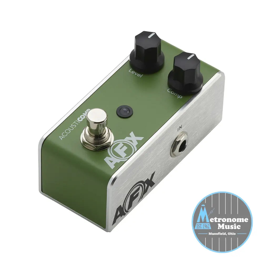 Fishman AFX AcoustiComp Mini Acoustic Compressor Pedal - Metronome Music Inc.