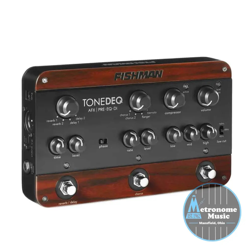 Fishman ToneDEQ Acoustic Instrument Preamp with Effects - Metronome Music Inc.