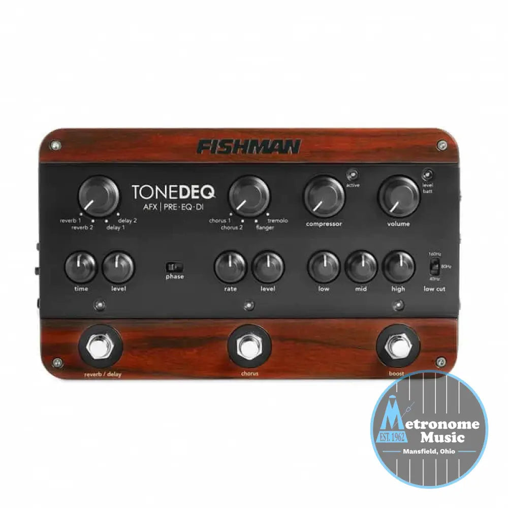 Fishman ToneDEQ Acoustic Instrument Preamp with Effects - Metronome Music Inc.