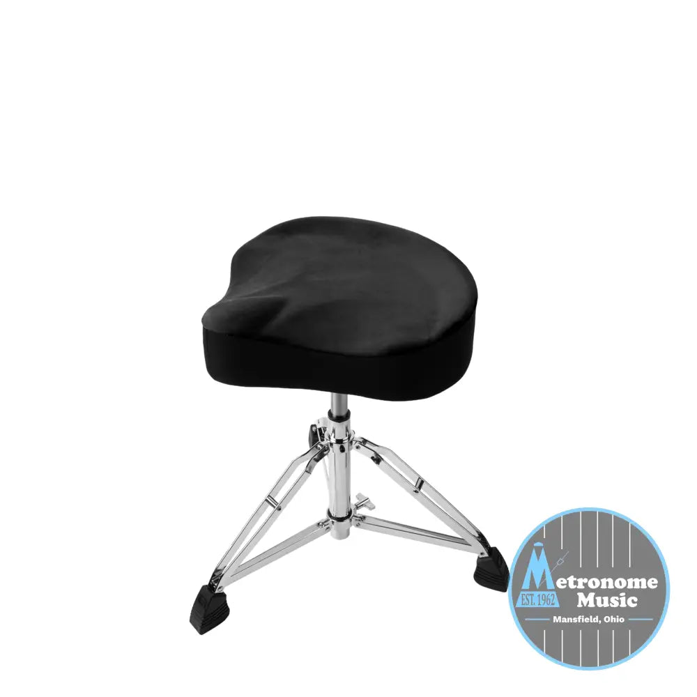 Gator Air Glide Saddle Drum Throne Black - Metronome Music Inc.