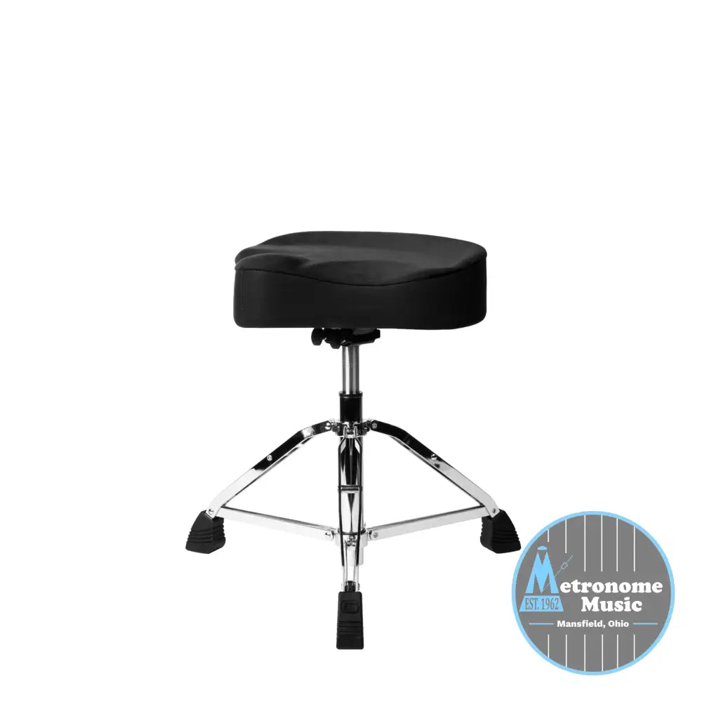 Gator Air Glide Saddle Drum Throne Black - Metronome Music Inc.
