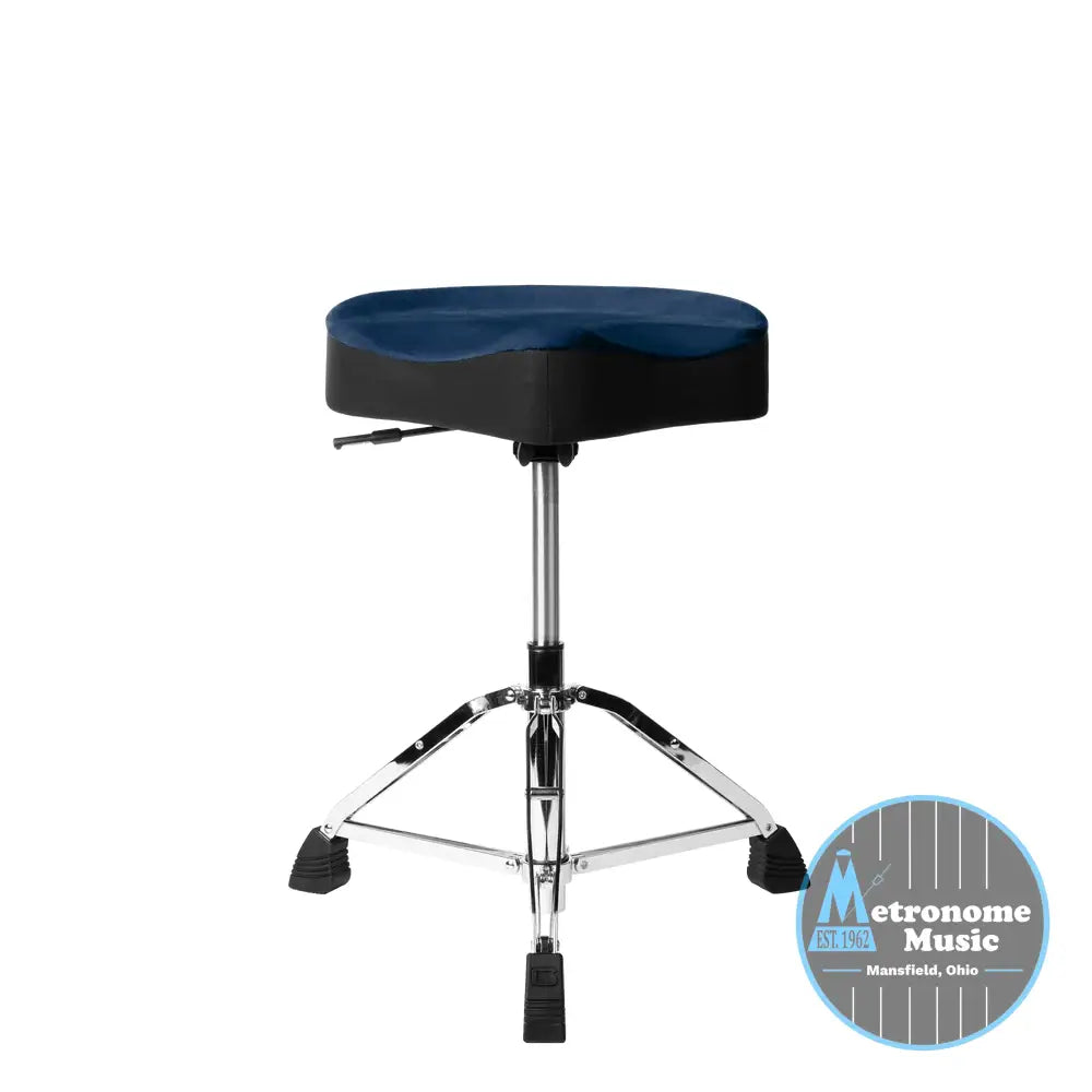 Gator Air Glide Saddle Drum Throne Blue - Metronome Music Inc.