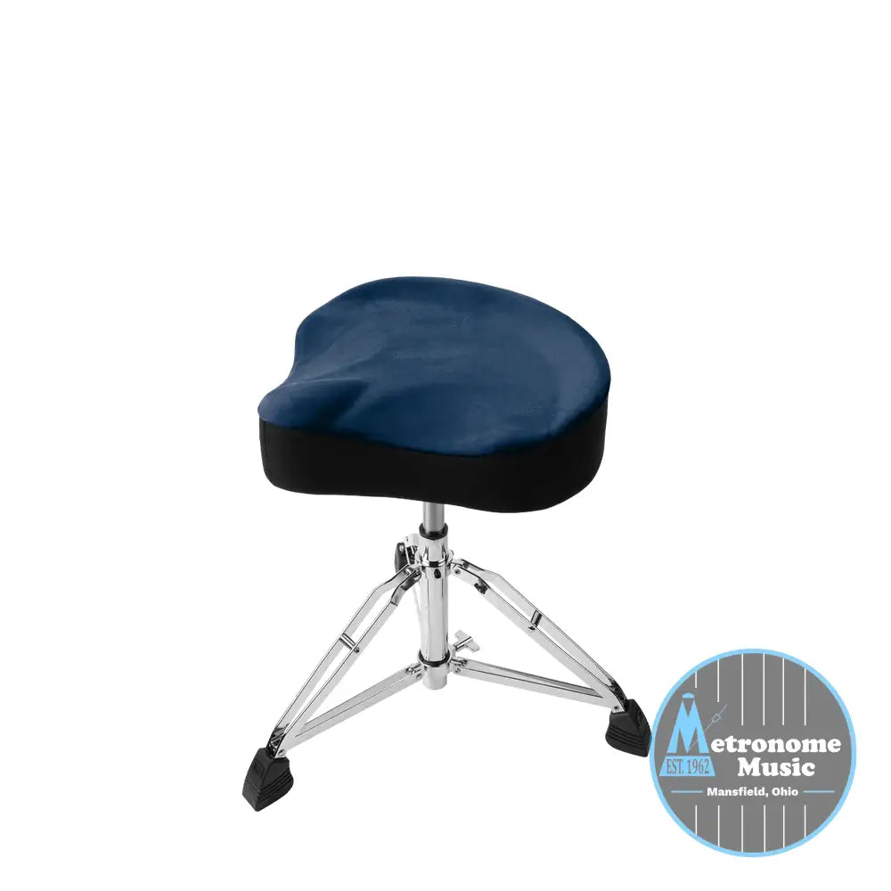 Gator Air Glide Saddle Drum Throne Blue - Metronome Music Inc.