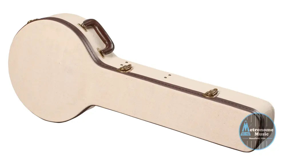 Gator Deluxe Wood Case for Banjo- Journeyman Burlap Exterior - Metronome Music Inc.
