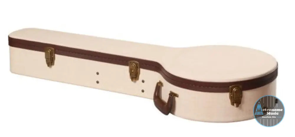 Gator Deluxe Wood Case for Banjo- Journeyman Burlap Exterior - Metronome Music Inc.