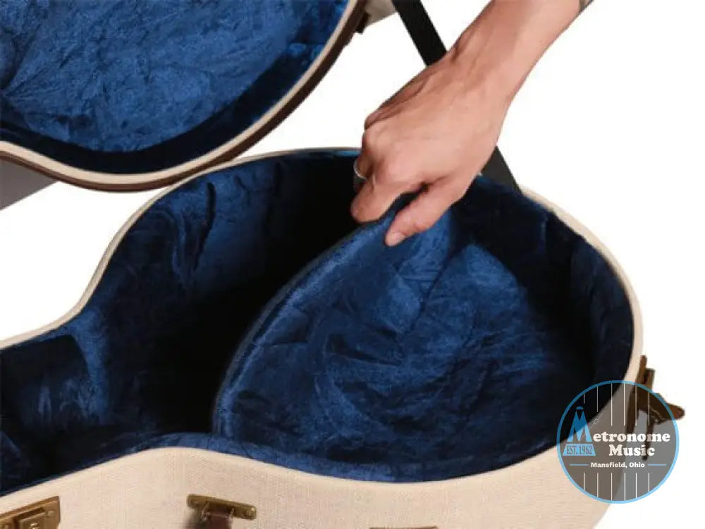 Gator Deluxe Wood Case for Banjo- Journeyman Burlap Exterior - Metronome Music Inc.