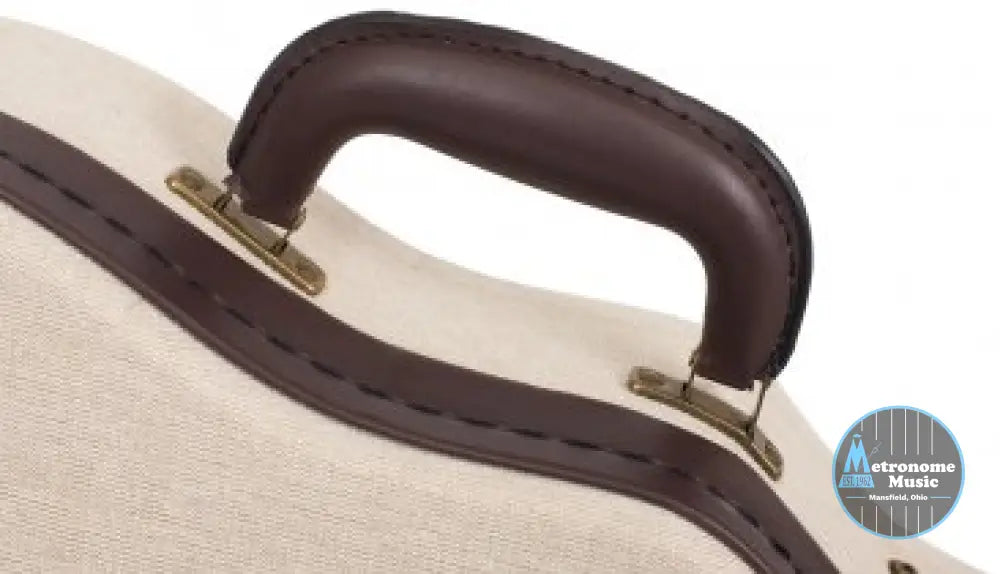 Gator Deluxe Wood Case for Mandolin- Journeyman Burlap Exterior - Metronome Music Inc.