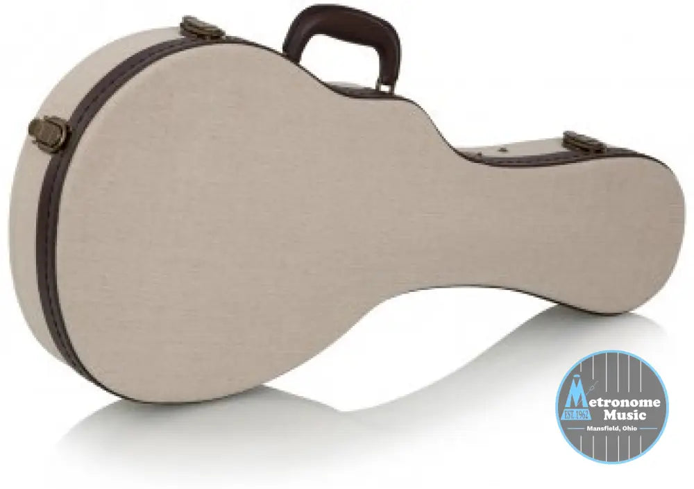 Gator Deluxe Wood Case for Mandolin- Journeyman Burlap Exterior - Metronome Music Inc.