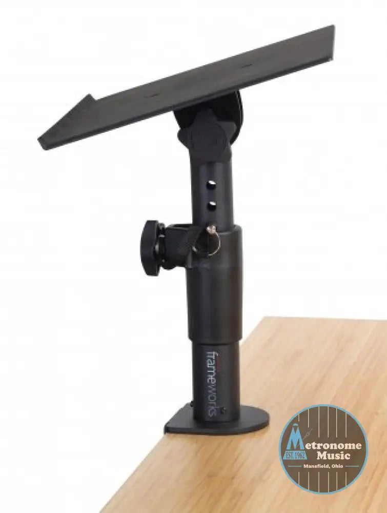 Gator Frameworks Clamp-On Studio Monitor Stand - Adjustable Height - Metronome Music Inc.