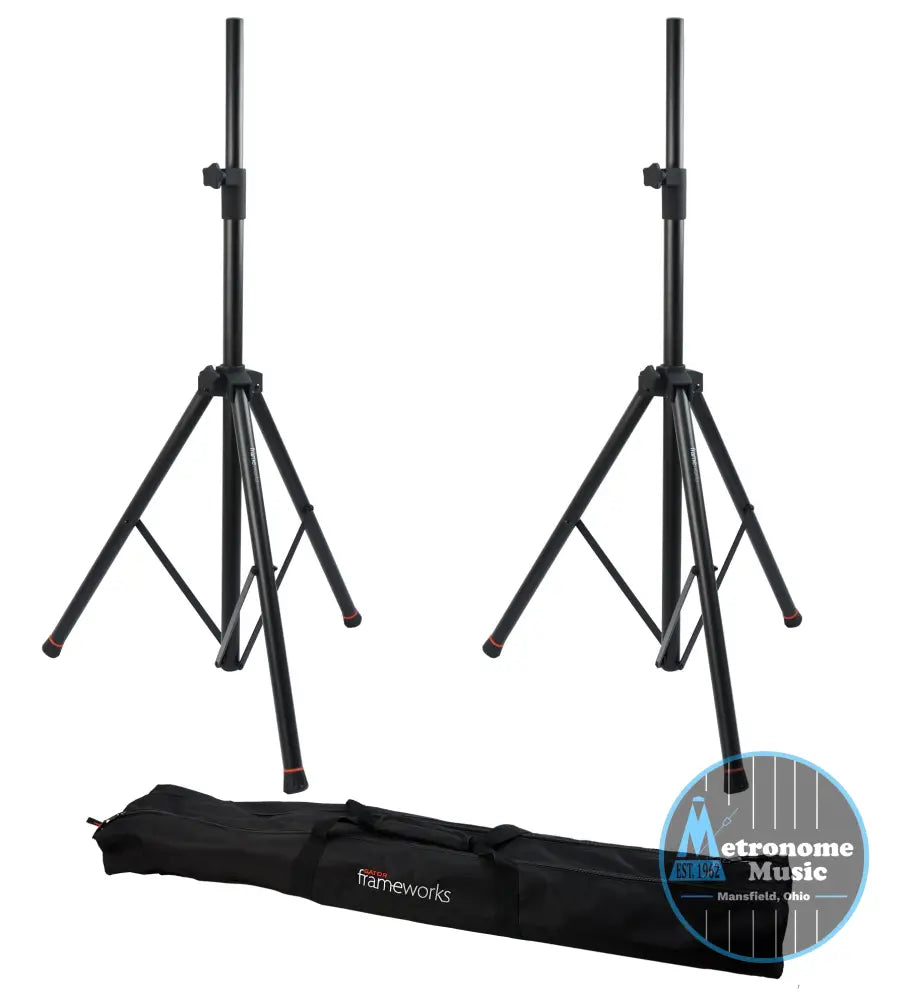 Gator Frameworks Deluxe Aluminium Speaker Stands (Set) - Metronome Music Inc.