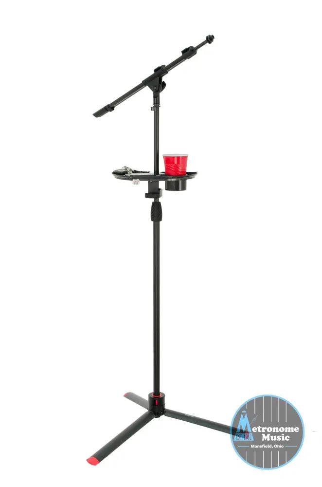 Gator Frameworks Mic Stand Accessory Tray with Drink Holder - Metronome Music Inc.