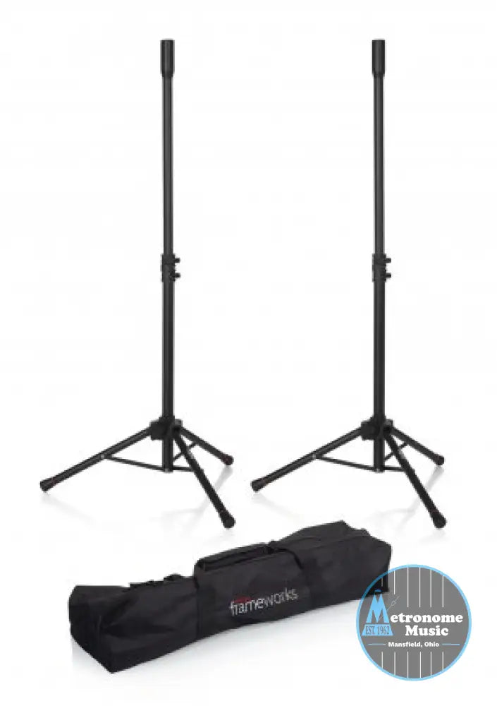 Gator Frameworks Mini Speaker Stand Pair w/ Carry Bag - Metronome Music Inc.