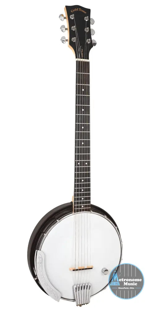 Gold Tone AC-6+: Acoustic Banjitar w/ Pickup and Gig Bag - Metronome Music Inc.