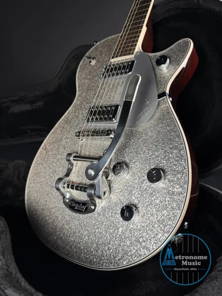 Gretsch G5230T Electromatic Sparkle Jet FT w/HSC - Silver Sparkle