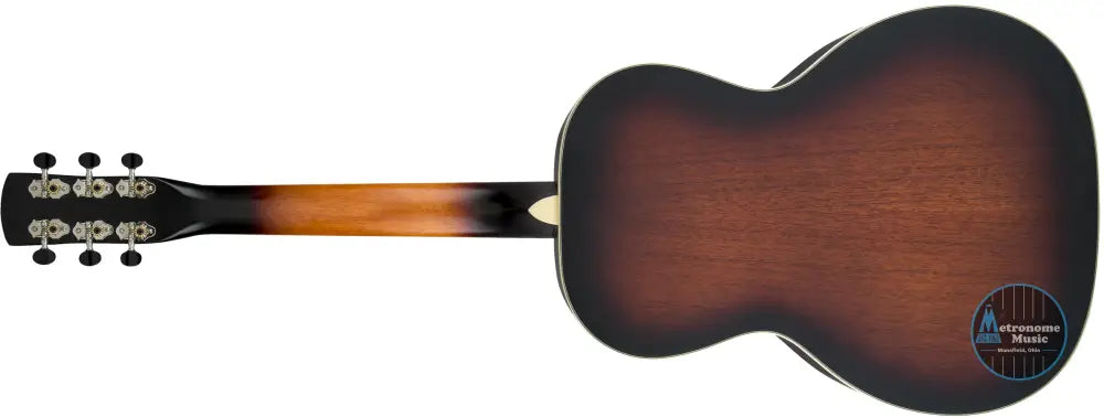 Gretsch G9241 Alligator Biscuit Round-Neck Resonator Guitar with Fishman Nashville Pickup - 2-Color Sunburst - Metronome Music Inc.