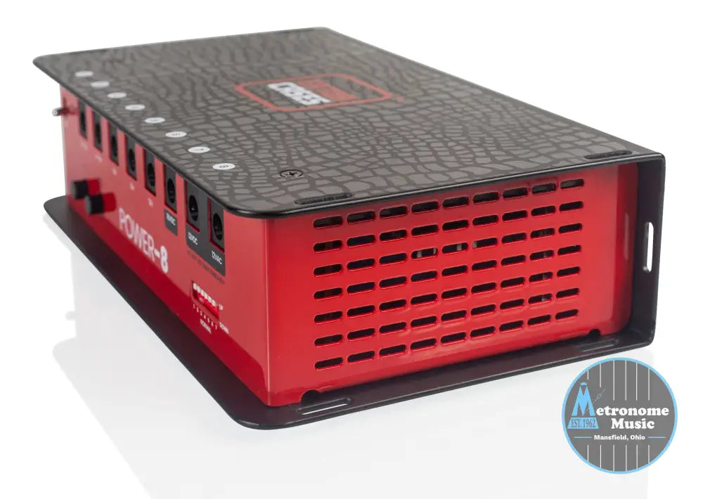 Guitar Effects Pedal Power Supply with 8 Isolated Outputs - Metronome Music Inc.