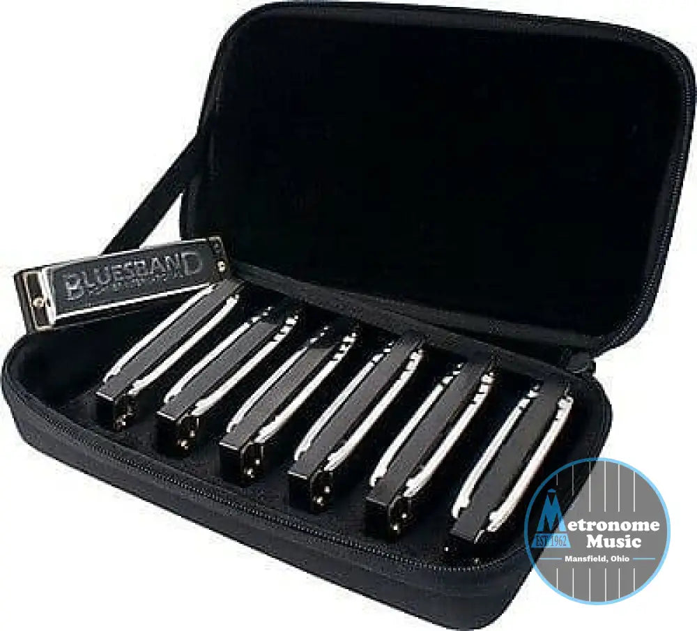 Hohner Bluesband Seven Piece Harmonica Set (A, Bb, C, D, E, F) - Metronome Music Inc.