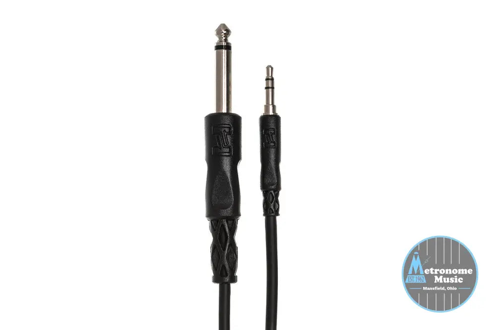 HOSA CMP-110 10' Mono Interconnect, 1/4 In TS To 3.5 Mm TRS - Metronome Music Inc.