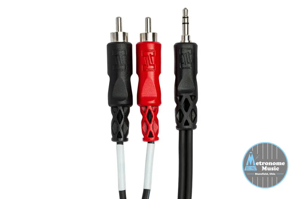 HOSA CMR-210 10' Stereo Breakout, 3.5 Mm TRS To Dual RCA - Metronome Music Inc.