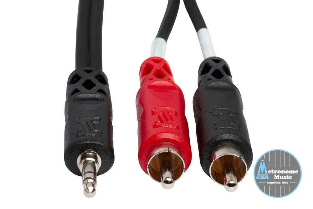 HOSA CMR-210 10' Stereo Breakout, 3.5 Mm TRS To Dual RCA - Metronome Music Inc.